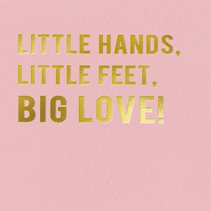 Little Hands Card Pink