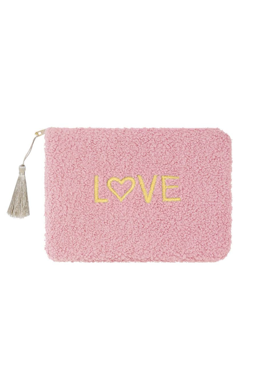 Love Teddy Make Up Bag - Pink