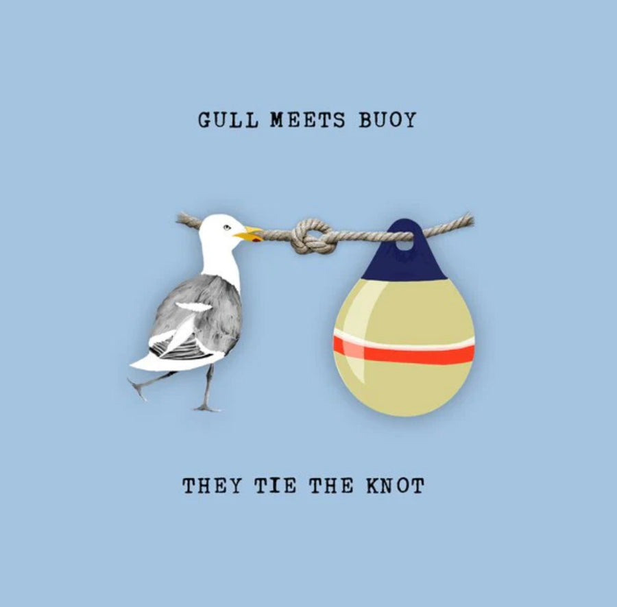Gull Meets Buoy Card