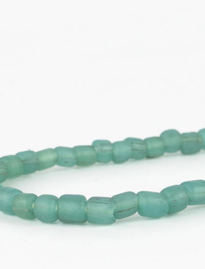 Labuan Glass Beaded Necklace - Green