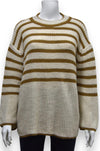 Striped Aran Knit Jumper