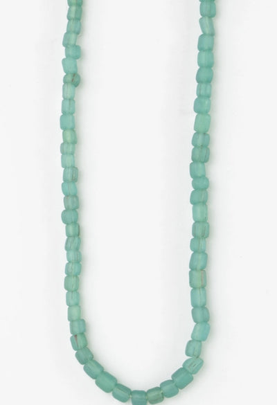Labuan Glass Beaded Necklace - Green