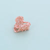 Marble Small Claw Clip -Blush