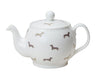 Dachsie Bone China Teapot - Aurina Ltd