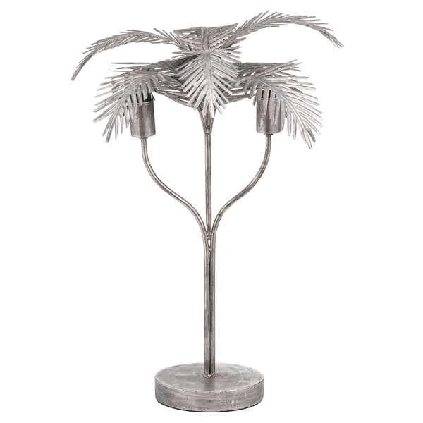 Antique Bronze Palm Leaf Table Lamp Aurina Ltd