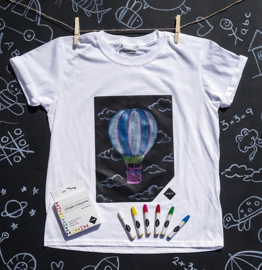 Kids Chalkboard T-shirt - Design Your Own T-shirt - Aurina Ltd
