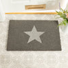 Grey Glitter Star Doormat - Aurina Ltd