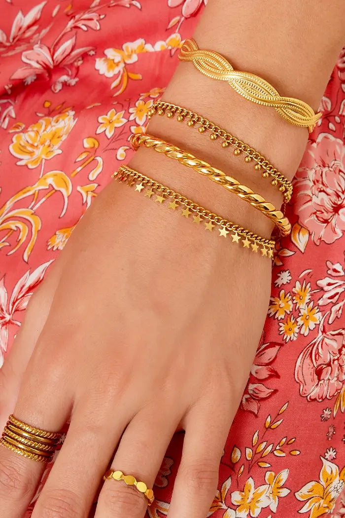 Gold Stars Bracelet
