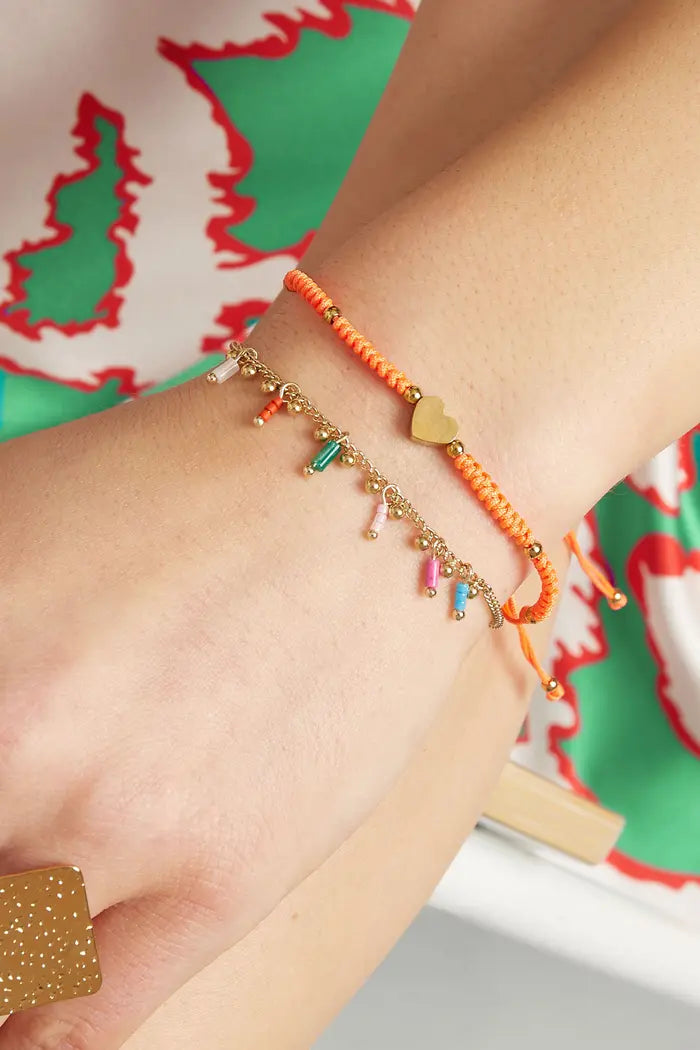 Rainbow Charm Bracelet Aurina Ltd