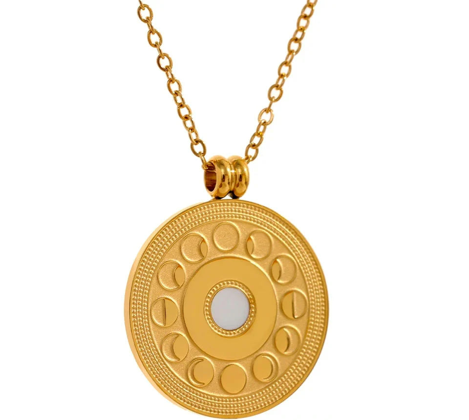 Moon Cycle Necklace Aurina Pop UP Ltd