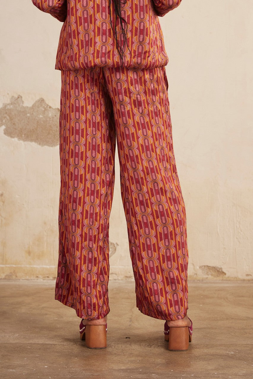 Paquita Patterned Trouser Aurina Ltd