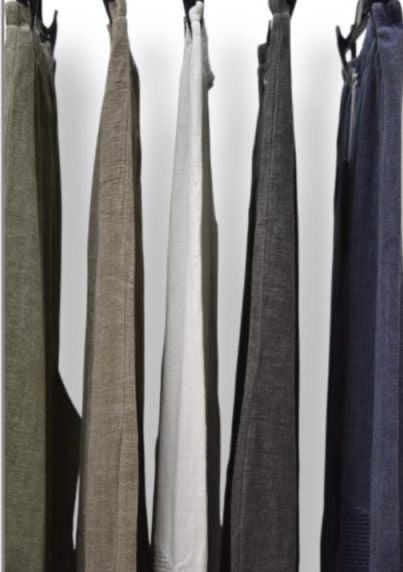 Crotchet Detail Linen Trouser