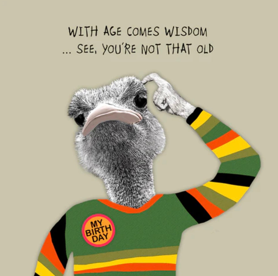 With age comes wisdom Card