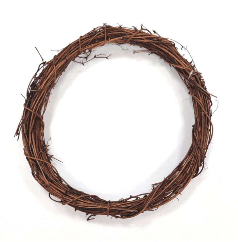 Natural Vine Wreath 30cm Aurina Ltd
