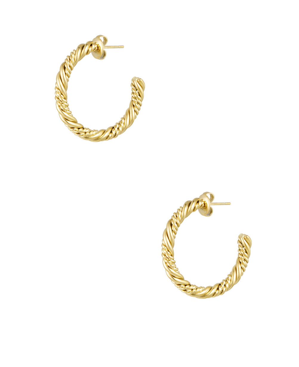 Twisted Hoop Earring Aurina Ltd