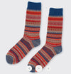 Hector Men’s Fairisle Sock Red