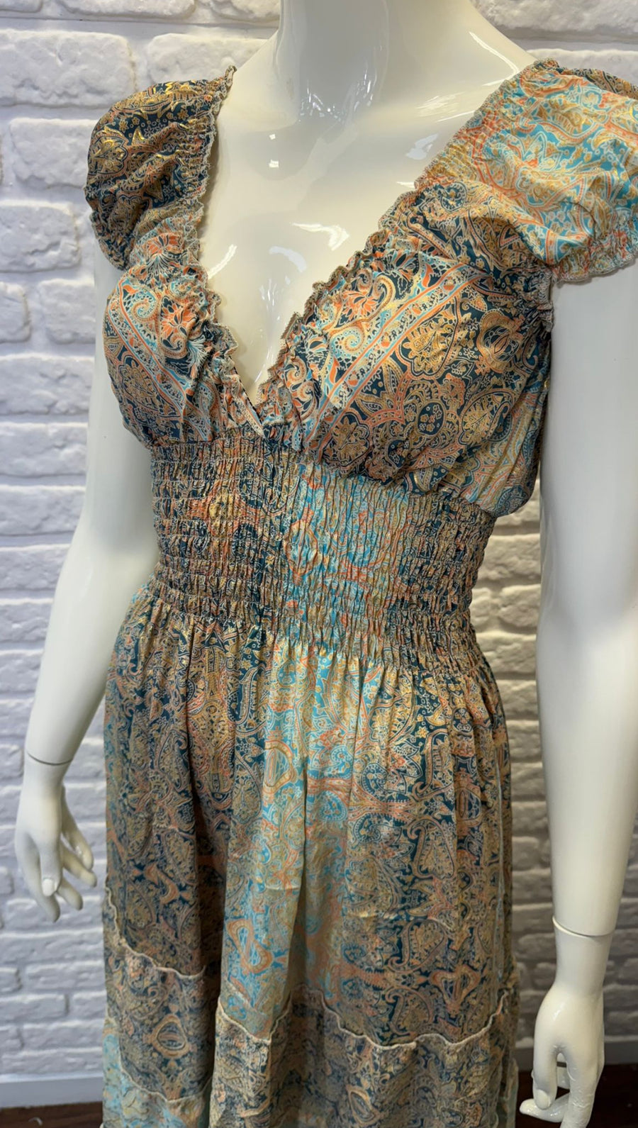 Serena Silk Maxi Dress