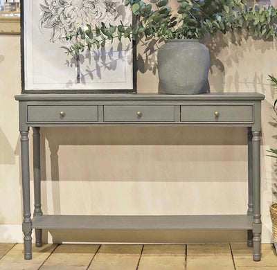 3 Drawer Venice Console Table