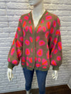 Lorna Leopard Chunky Knit Cardigan