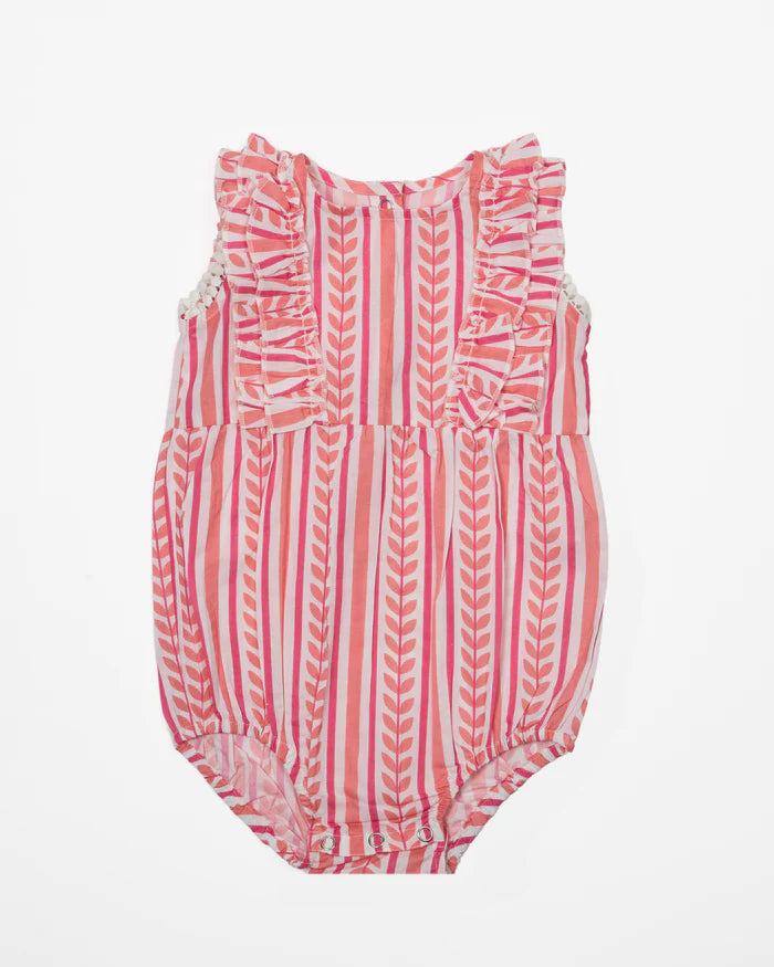 Baby Romper -  Neon Stripe