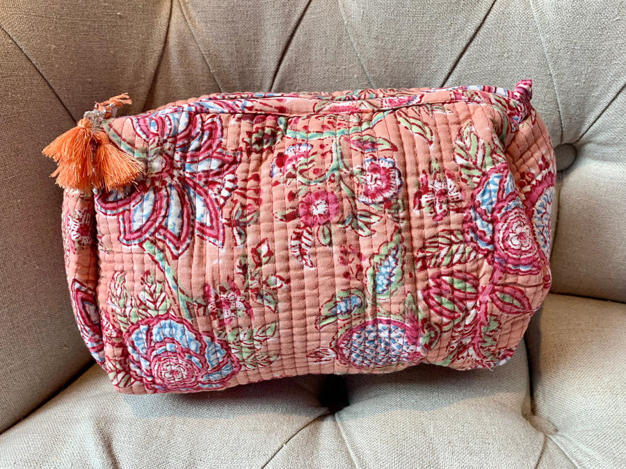 Peach melba Wash Bag Aurina Ltd