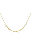 Rainbow Charm Necklace