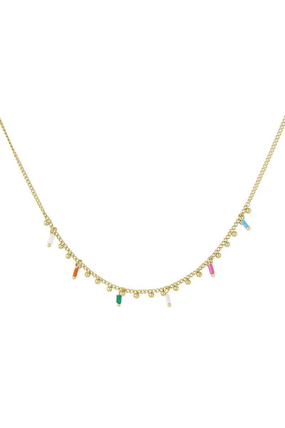 Rainbow Charm Necklace