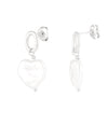 Pearly Heart Earring