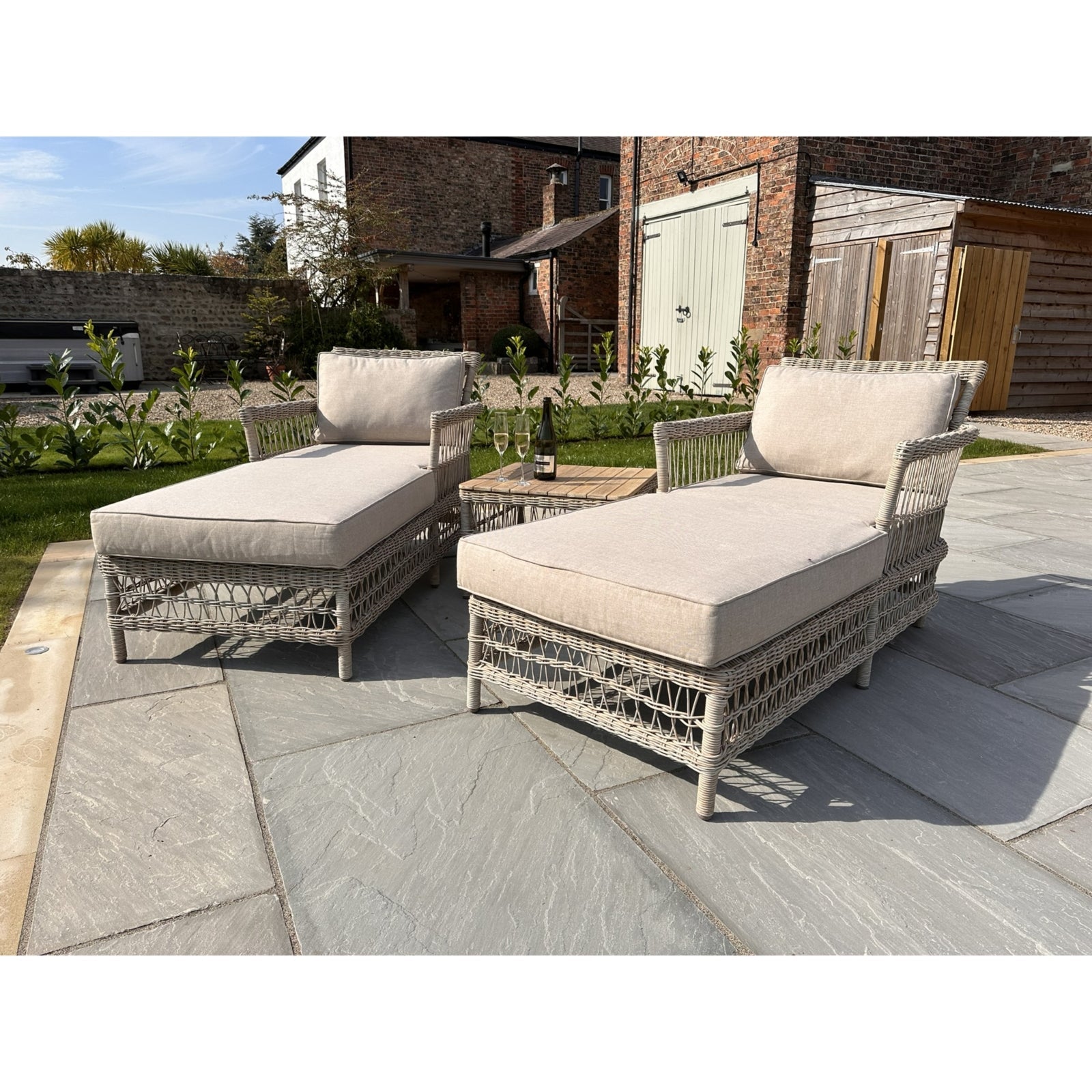 Holkham Sun Lounger Set Aurina Ltd