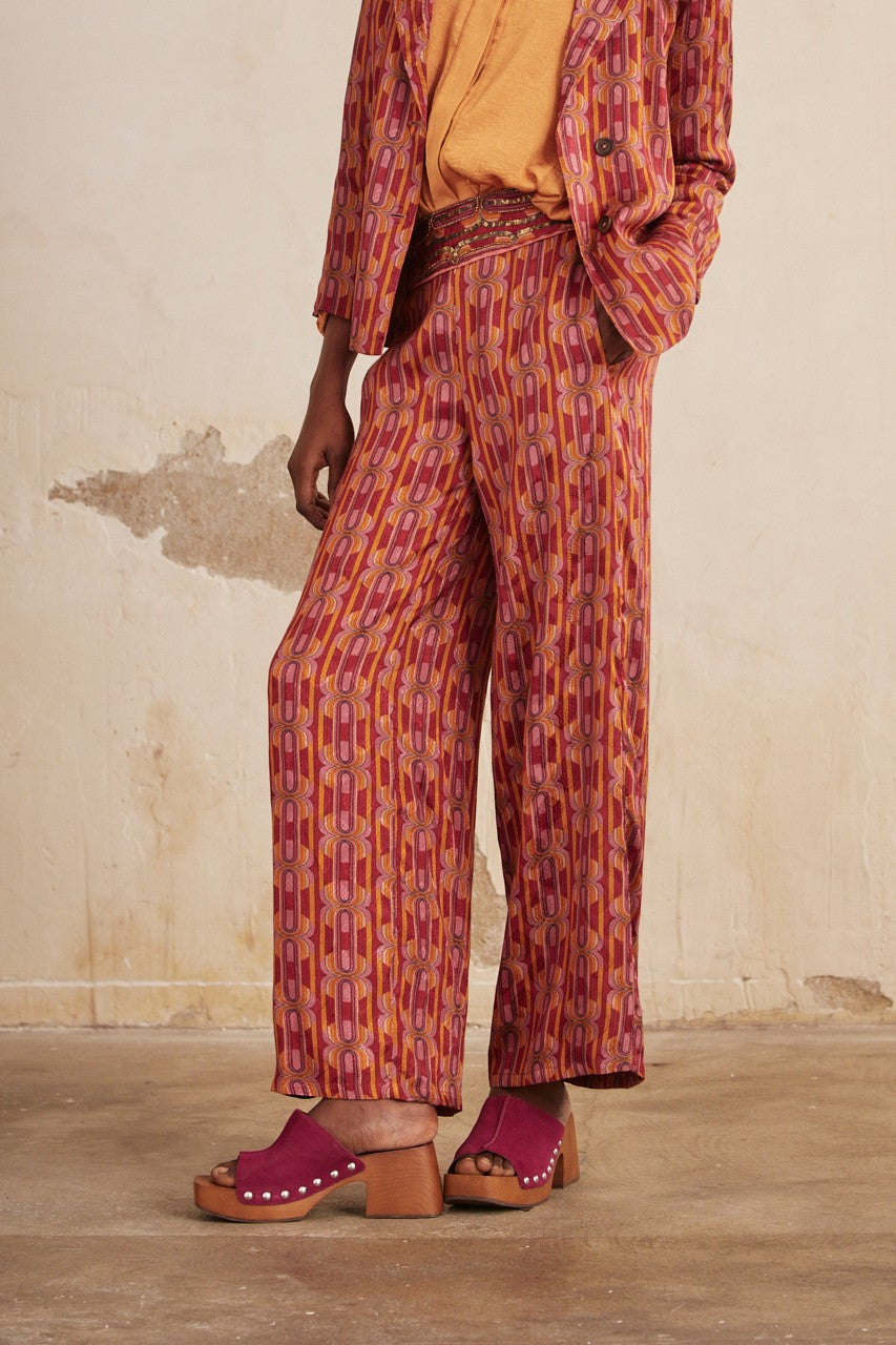 Paquita Patterned Trouser Aurina Ltd