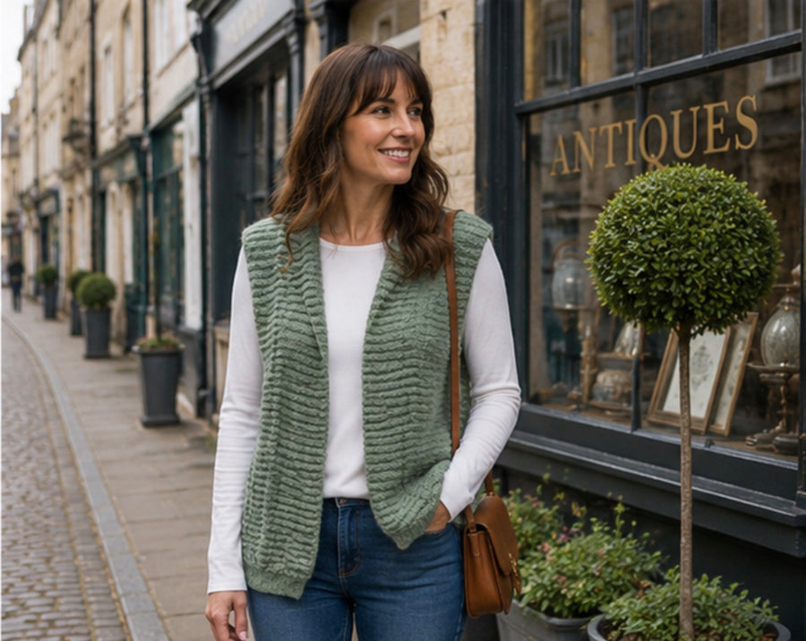 Kitty Sleeveles Cardigan