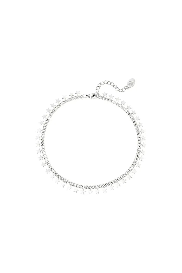Silver Stars Bracelet Aurina Ltd