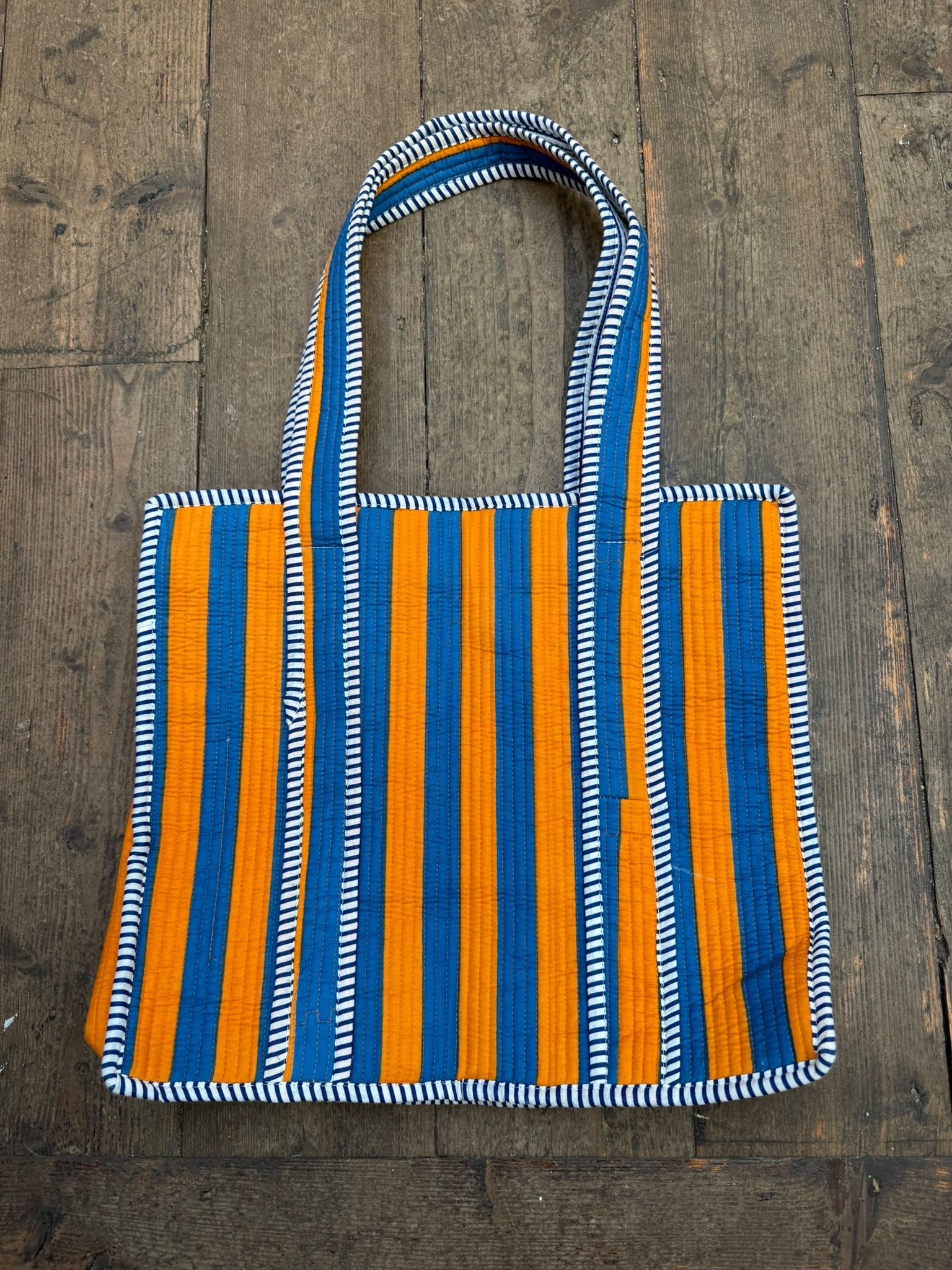 Aurina Block Printed Tote Bag