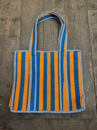 Aurina Block Printed Tote Bag