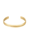 Victoria Twisted Rope Gold Bangle