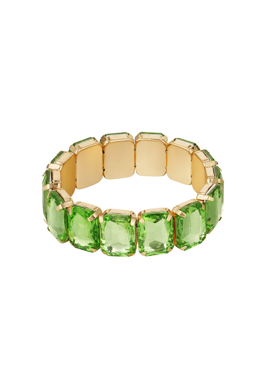 Sienna Chunky Gem Bracelet - Green