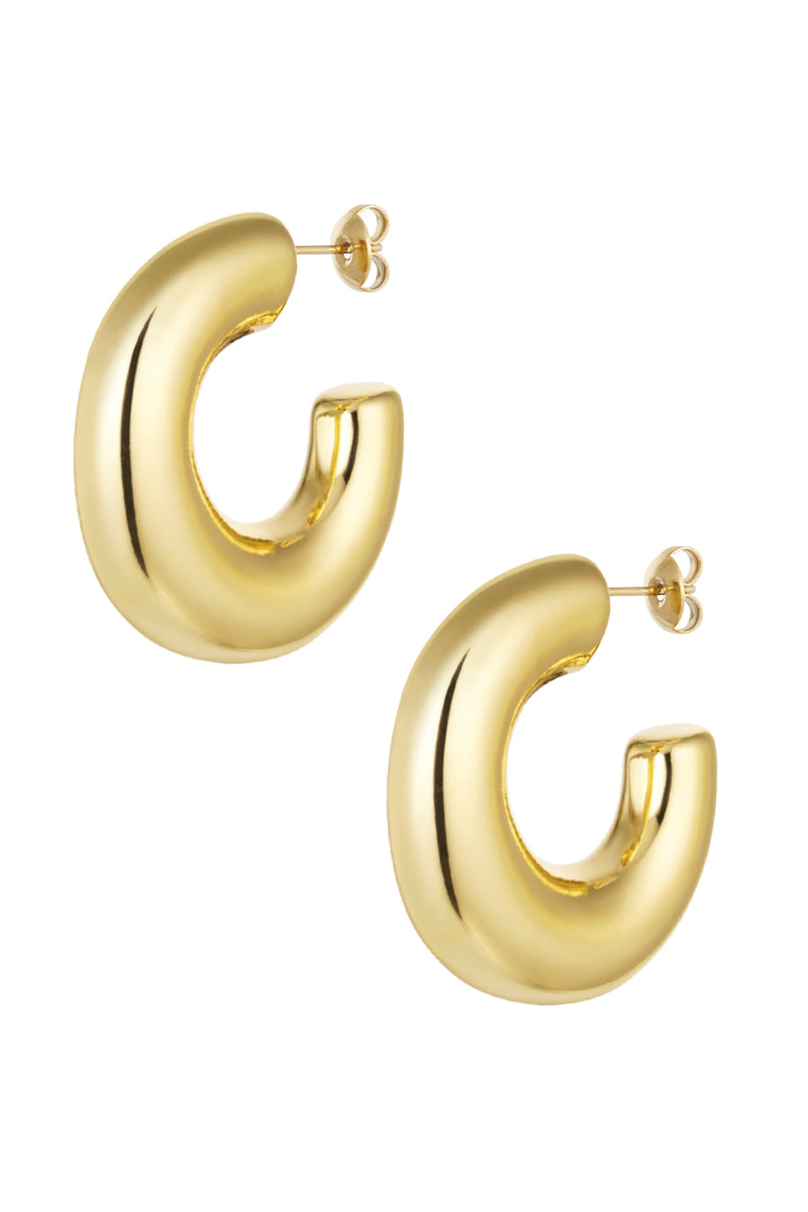 Chunky Gold Hoop