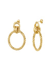 Natalie Twisted Hoop Earrings