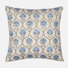 Jamu blue floral cushion