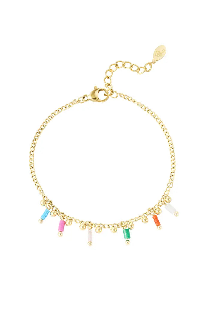 Rainbow Charm Bracelet Aurina Ltd