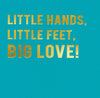 Little Hands Card Teal