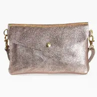Champagne Large Leather Coin Purse