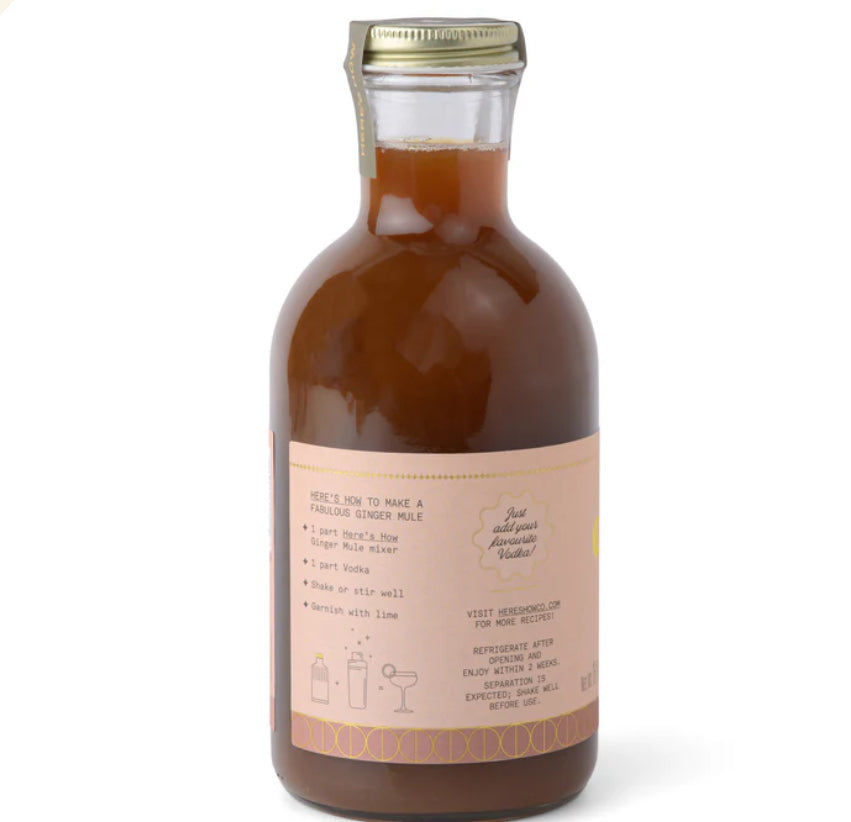 Ginger Mule Crafted Cocktail Mixer Aurina Ltd