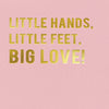 Little Hands Card Pink