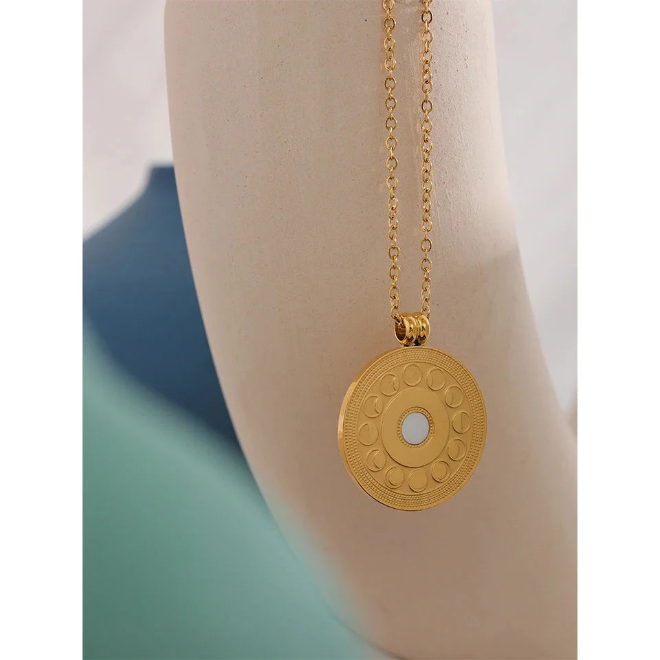 Moon Cycle Necklace Aurina Pop UP Ltd