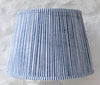 Striped Blue Lampshade - 40cm