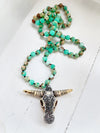 Jade Green Buffy Necklace