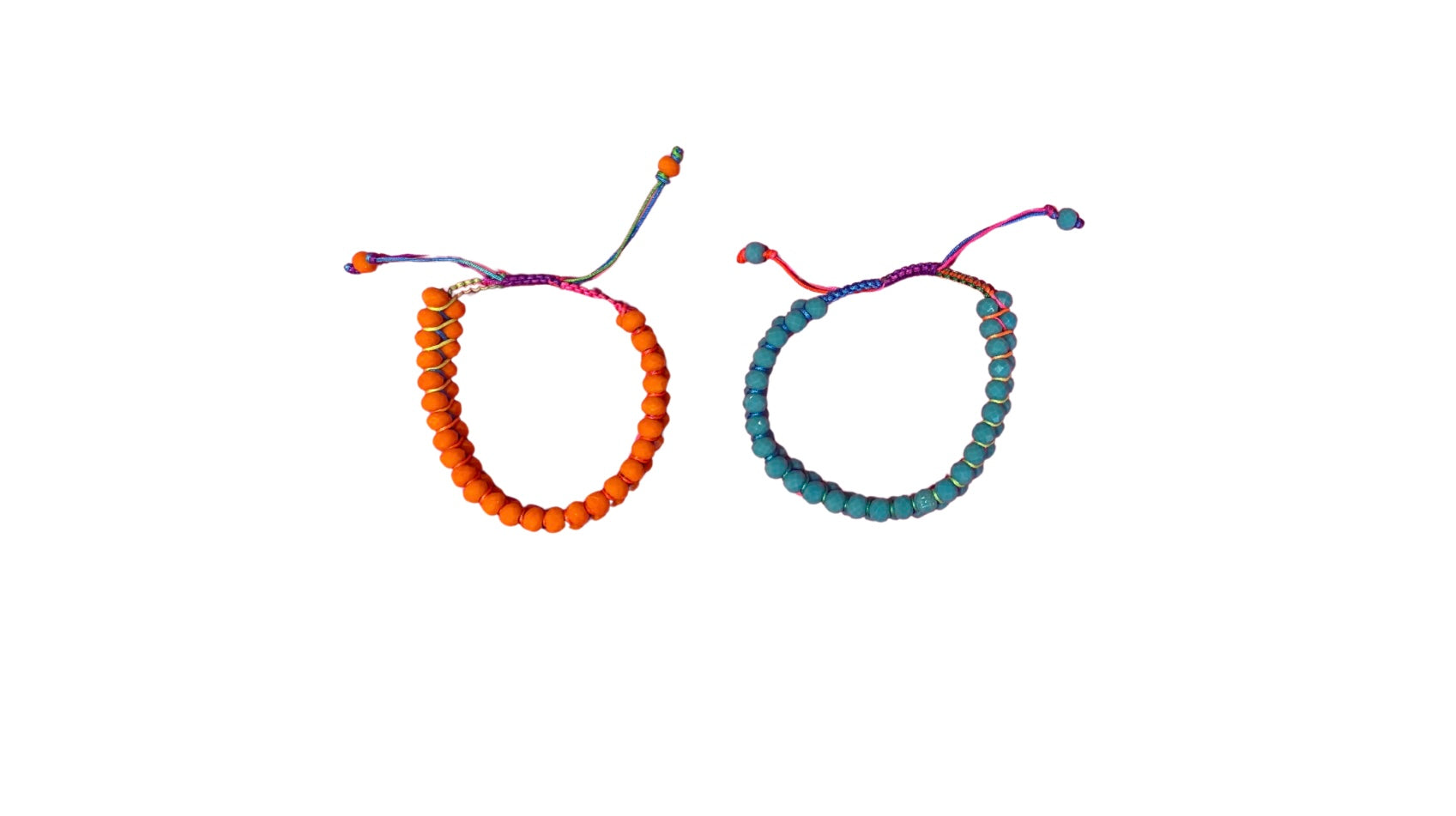 Vibrant bead wrap cuff