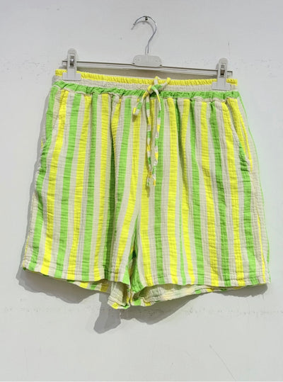 Maria Cotton Gauze Printed Shorts