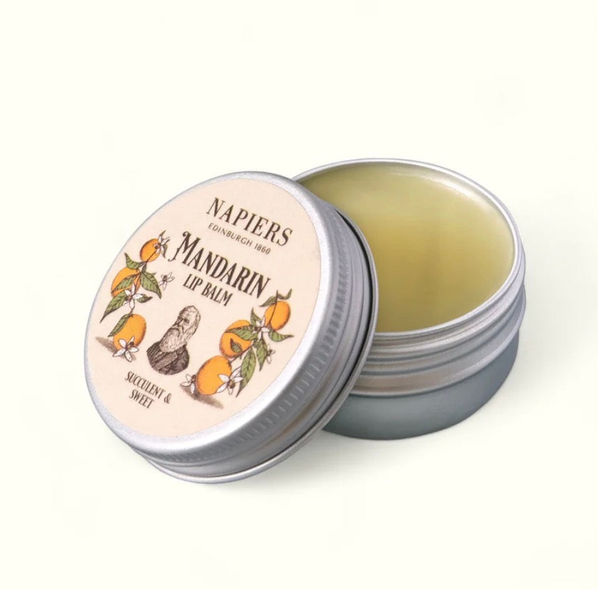 Napiers Mandarin Lip Balm Aurina Pop UP Ltd